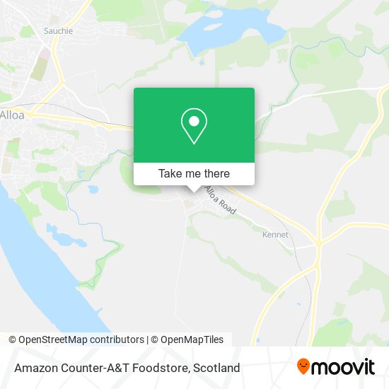 Amazon Counter-A&T Foodstore map