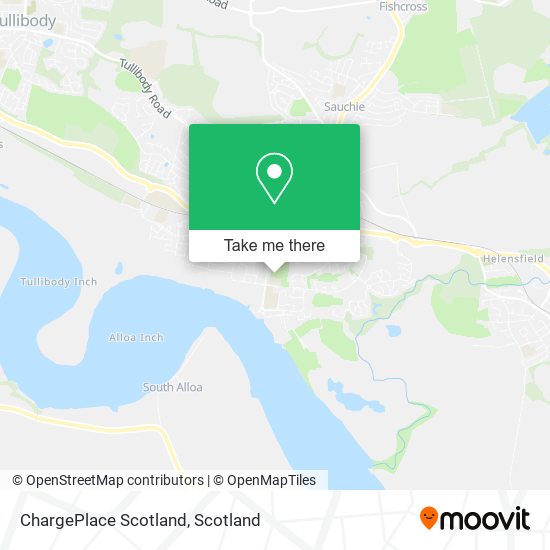 ChargePlace Scotland map