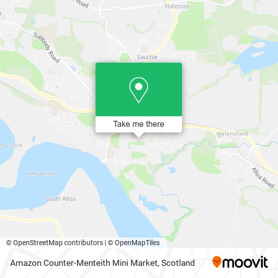 Amazon Counter-Menteith Mini Market map