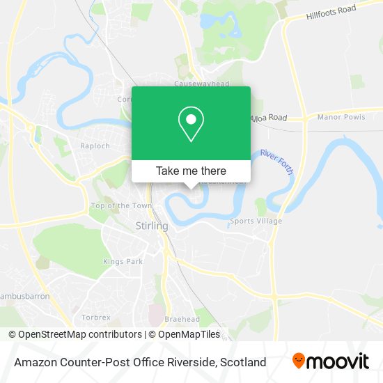 Amazon Counter-Post Office Riverside map