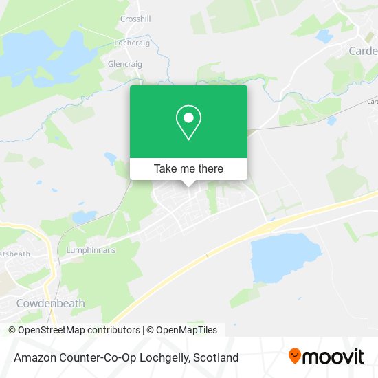 Amazon Counter-Co-Op Lochgelly map