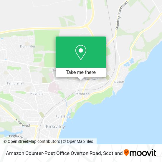 Amazon Counter-Post Office Overton Road map