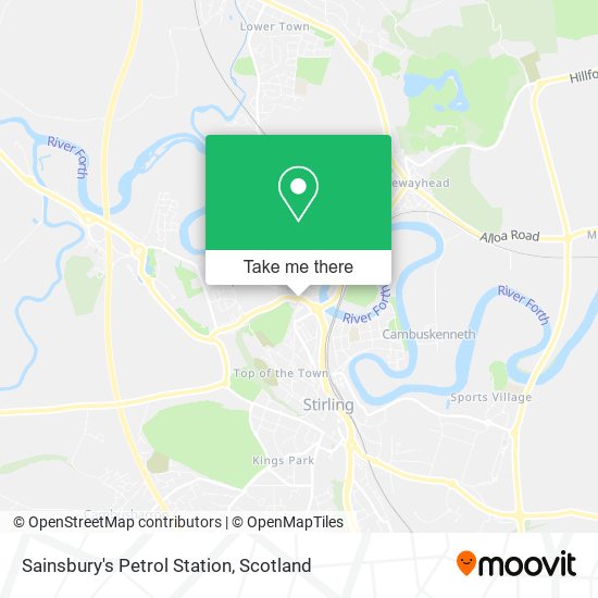 Sainsbury's Petrol Station map