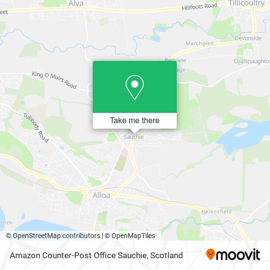 Amazon Counter-Post Office Sauchie map