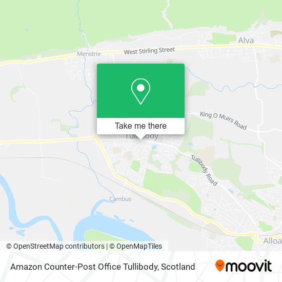 Amazon Counter-Post Office Tullibody map