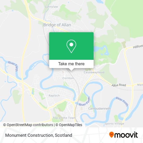 Monument Construction map