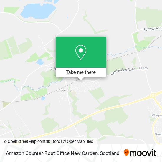 Amazon Counter-Post Office New Carden map