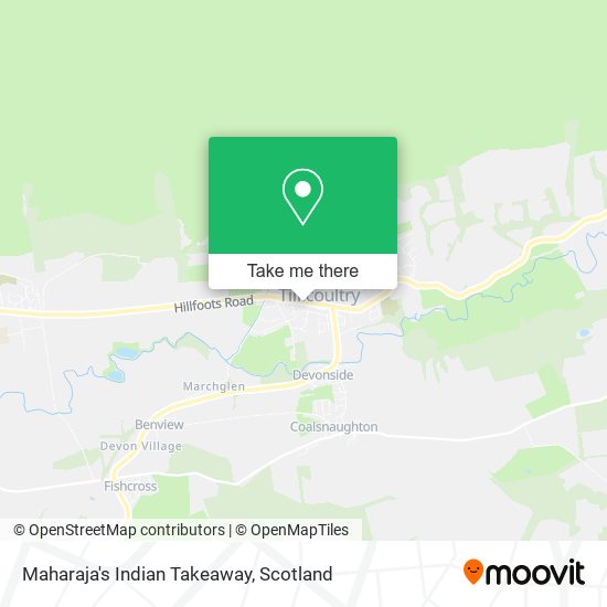 Maharaja's Indian Takeaway map