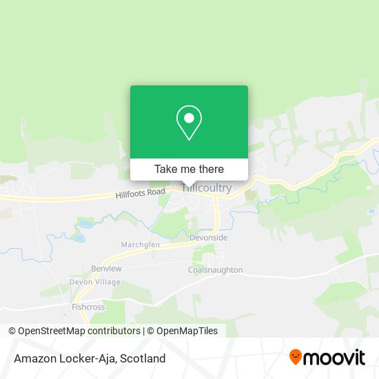 Amazon Locker-Aja map