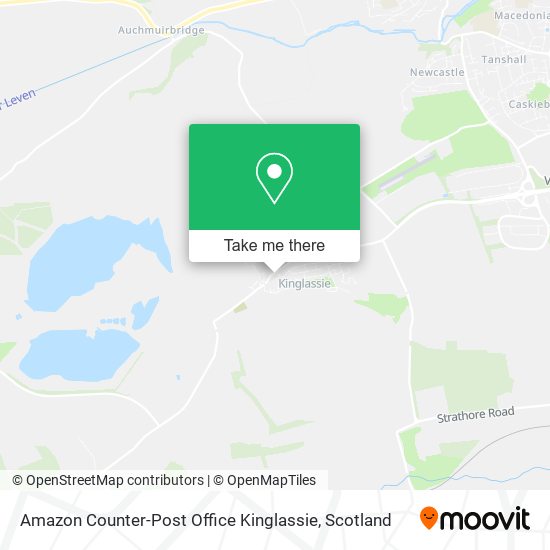 Amazon Counter-Post Office Kinglassie map