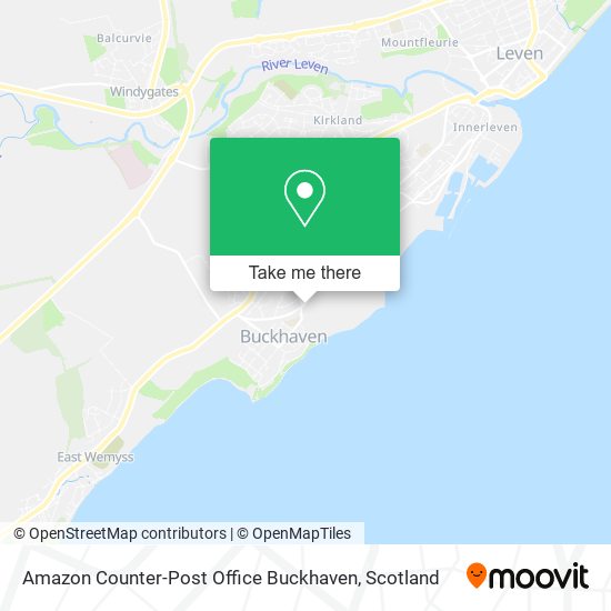 Amazon Counter-Post Office Buckhaven map
