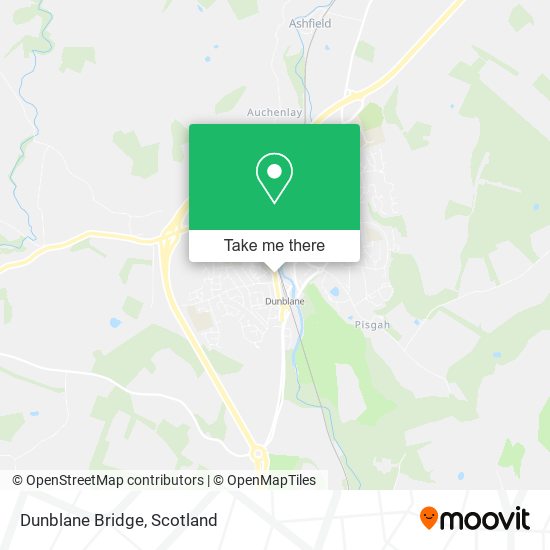 Dunblane Bridge map