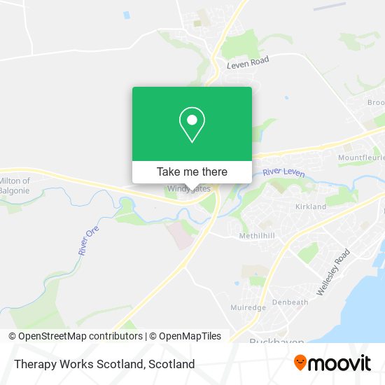 Therapy Works Scotland map