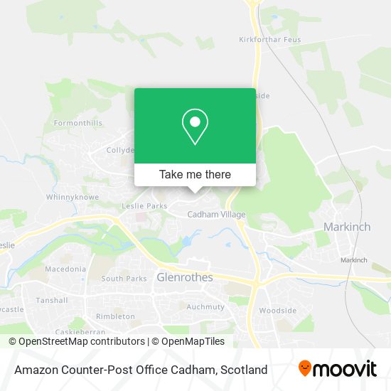 Amazon Counter-Post Office Cadham map