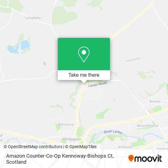 Amazon Counter-Co-Op Kennoway-Bishops Ct map