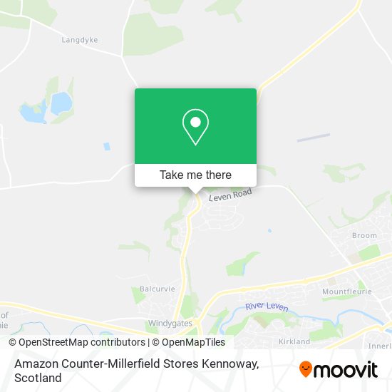 Amazon Counter-Millerfield Stores Kennoway map