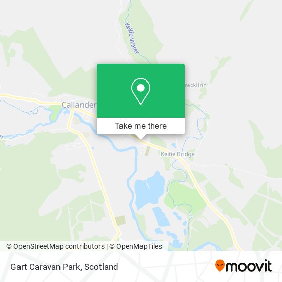 Gart Caravan Park map