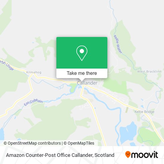 Amazon Counter-Post Office Callander map