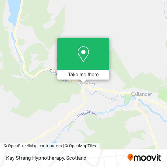 Kay Strang Hypnotherapy map