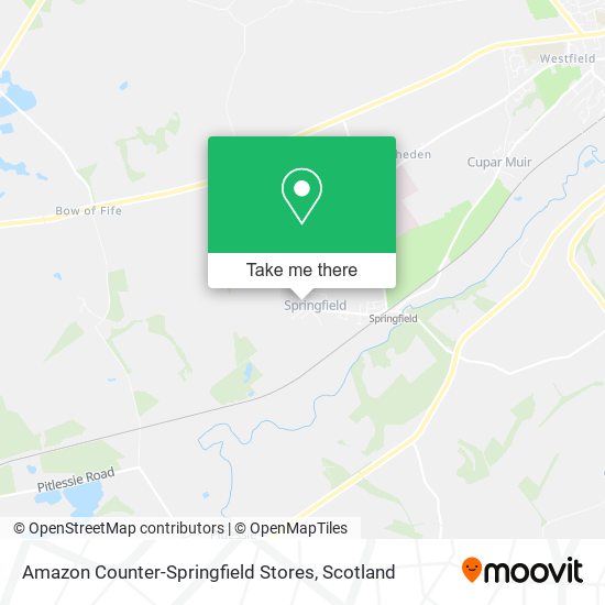 Amazon Counter-Springfield Stores map