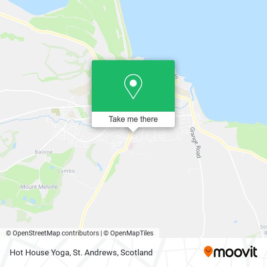 Hot House Yoga, St. Andrews map