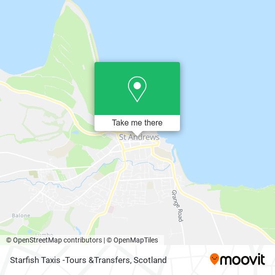 Starfish Taxis -Tours &Transfers map