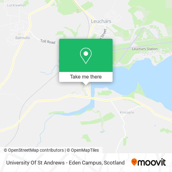University Of St Andrews - Eden Campus map