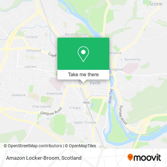 Amazon Locker-Broom map