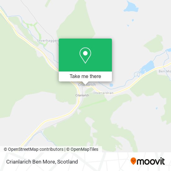 Crianlarich Ben More map