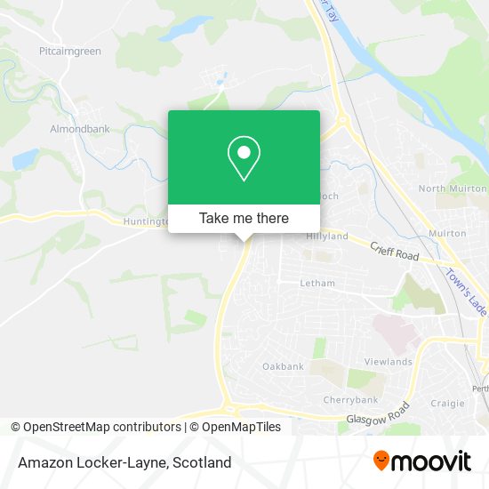 Amazon Locker-Layne map