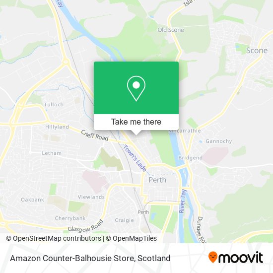 Amazon Counter-Balhousie Store map