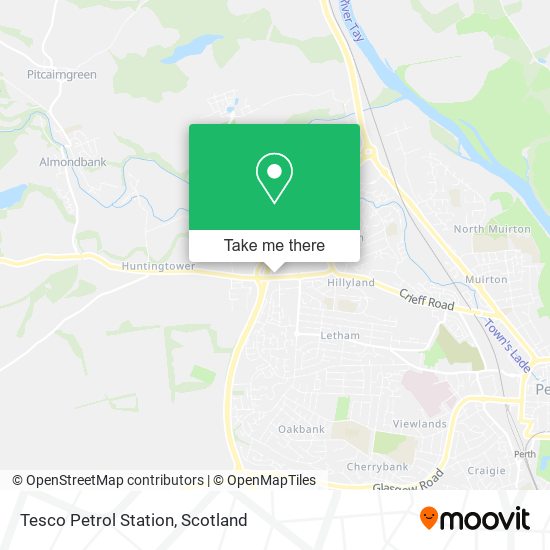 Tesco Petrol Station map
