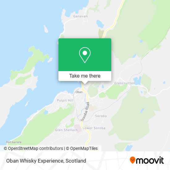 Oban Whisky Experience map