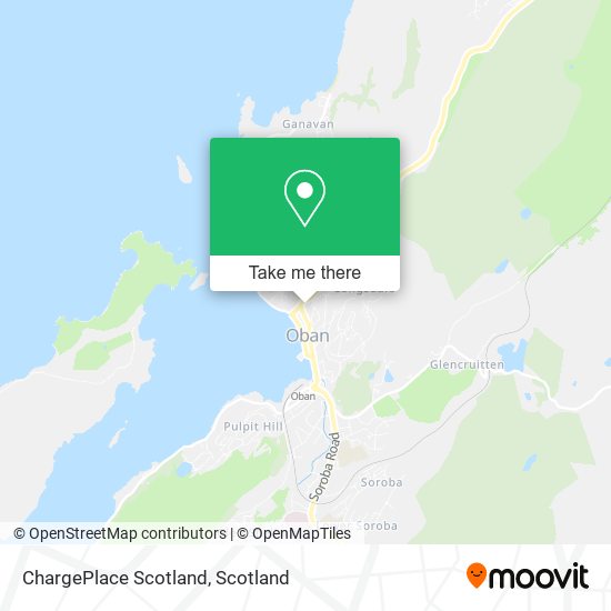 ChargePlace Scotland map