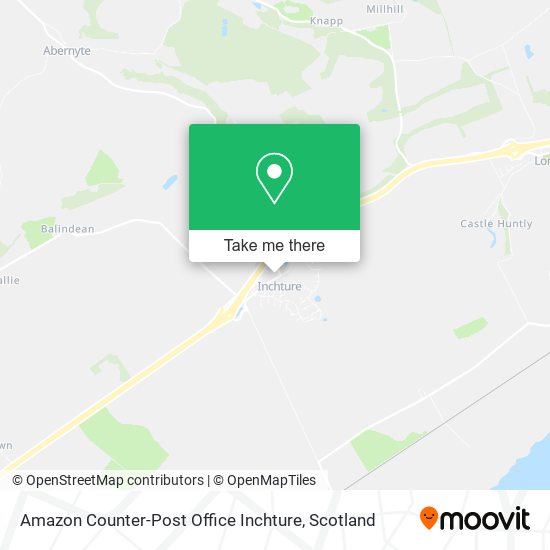 Amazon Counter-Post Office Inchture map