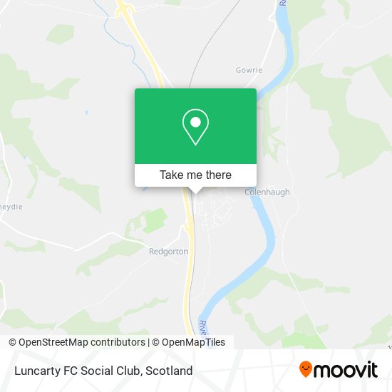 Luncarty FC Social Club map