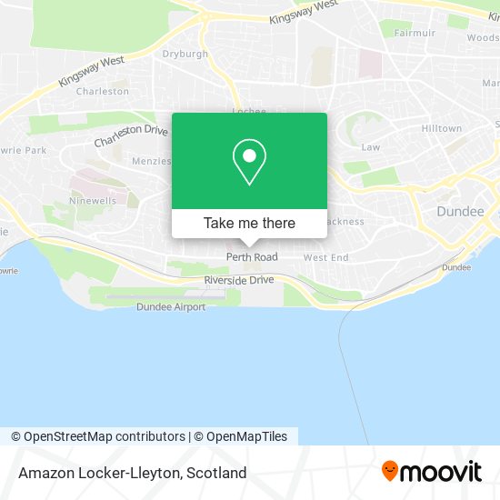 Amazon Locker-Lleyton map