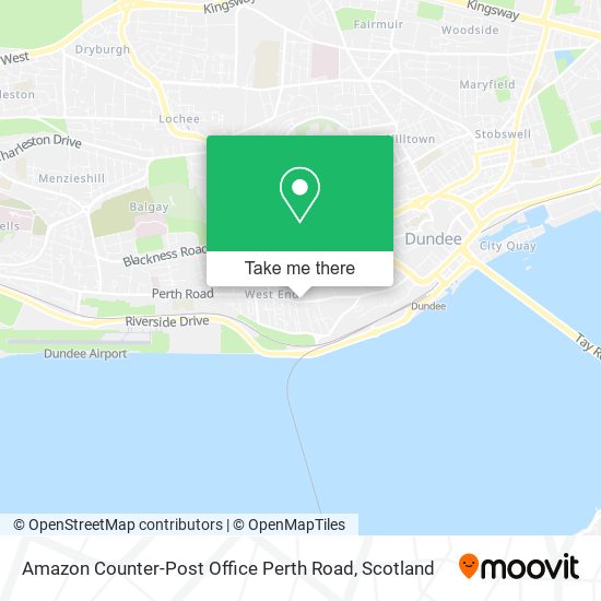 Amazon Counter-Post Office Perth Road map