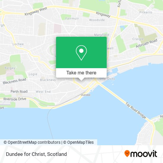 Dundee for Christ map