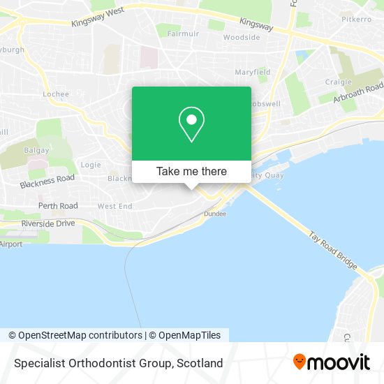Specialist Orthodontist Group map