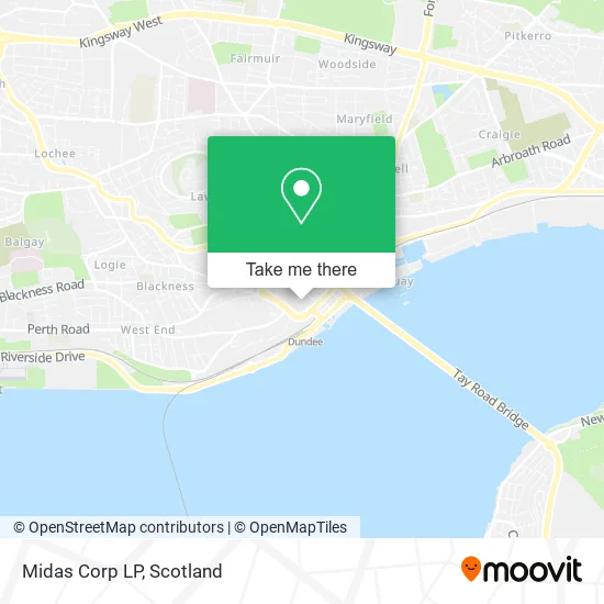 Midas Corp LP map