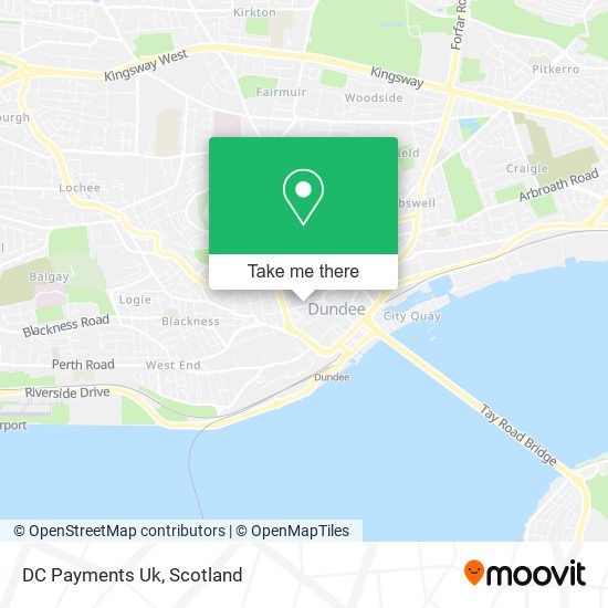 DC Payments Uk map