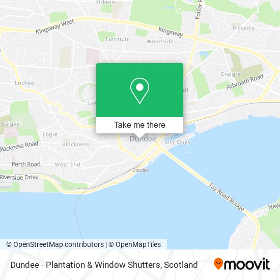 Dundee - Plantation & Window Shutters map