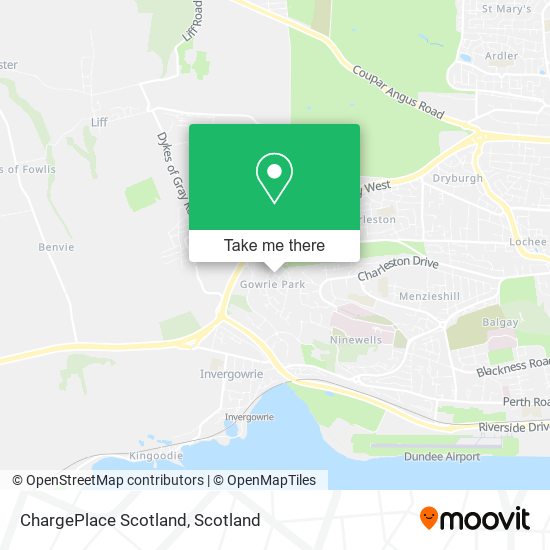 ChargePlace Scotland map