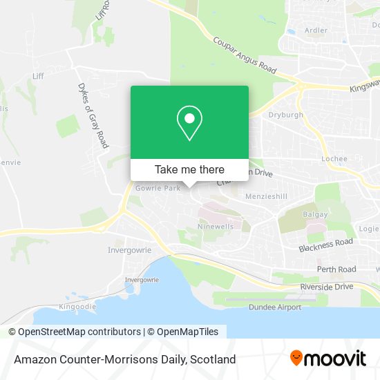 Amazon Counter-Morrisons Daily map