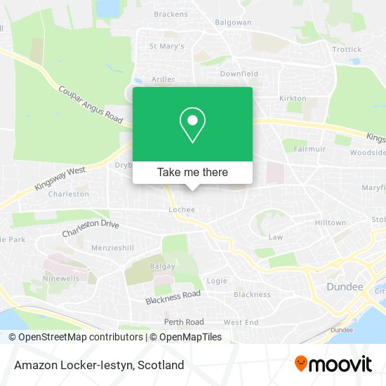 Amazon Locker-Iestyn map