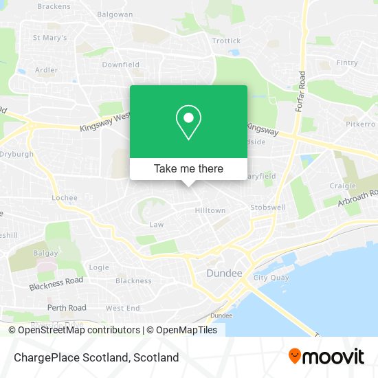 ChargePlace Scotland map