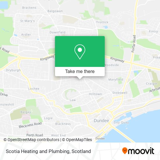 Scotia Heating and Plumbing map