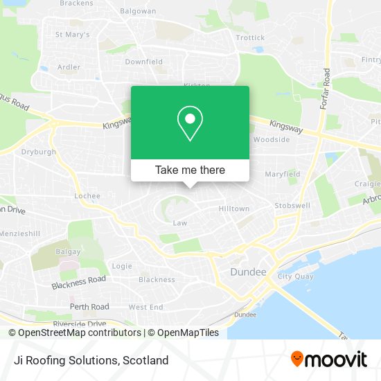 Ji Roofing Solutions map