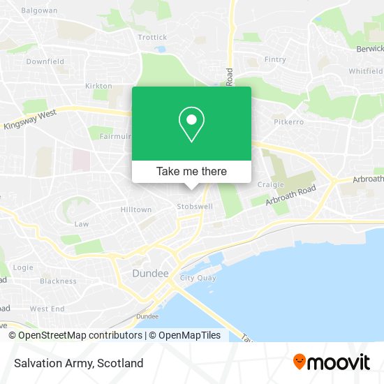 Salvation Army map